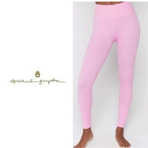 Spiritual Gangster Pink Leggings - workout or casual wear